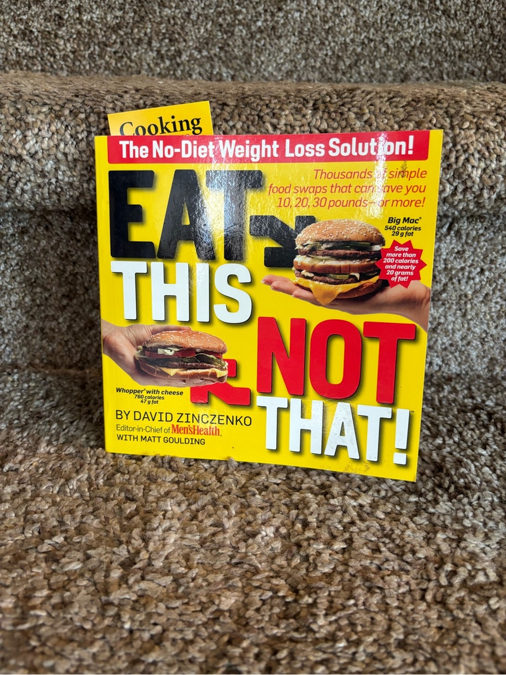 Eat This Not That! Cookbook - Bright Yellow Cover